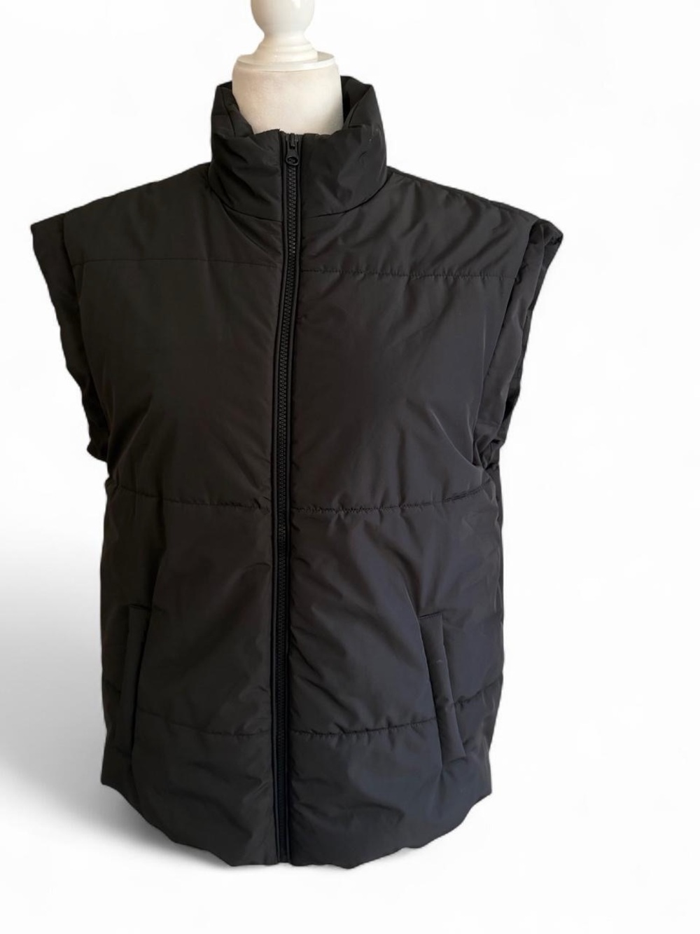 Black Puffer Vest